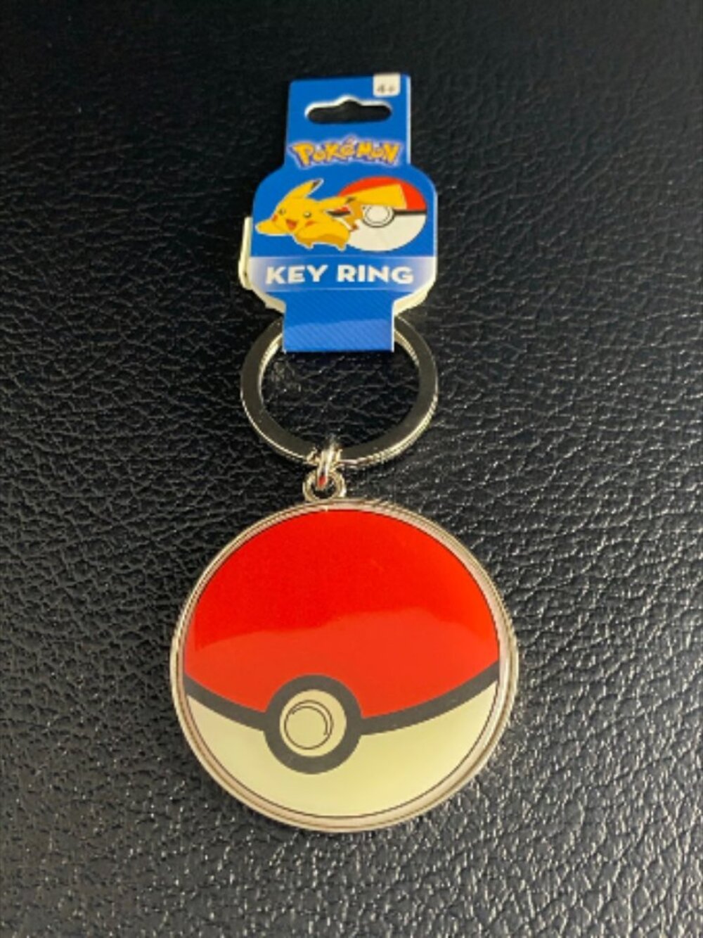 2016 Pokemon Key Ring Metal Keychain NWT Pokeball